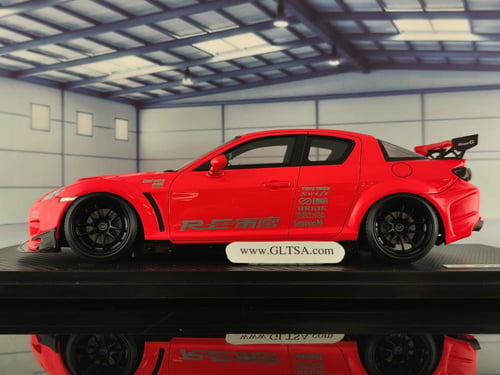 Mazda RX-8 (SE3P) RE Amemiya Orange 1:18 Ignition...