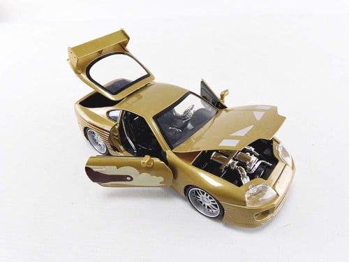 Toyota Supra Fast and Furious Gold 1:24 Jada Toys...