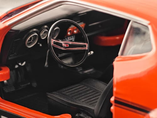 Ford Mustang Boss 351 1971 Calypso Coral Orange 1:...