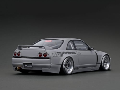 Nissan Skyline Pandem GT-R (BCNR33) Matte Gray 1:1...