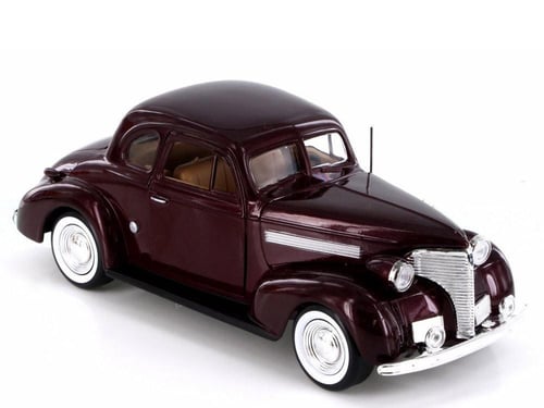 Chevrolet Coupe 1939 Burgundy Red 1:24 MotorMax 73...