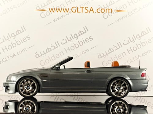 RARE BMW E46 M3 Convertible Silver Grey A08 1:18 O...