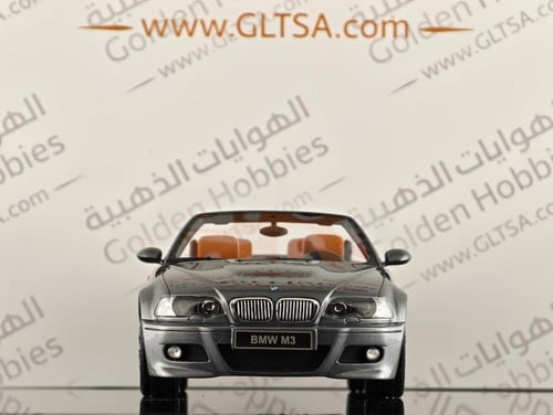 RARE BMW E46 M3 Convertible Silver Grey A08 1:18 O...