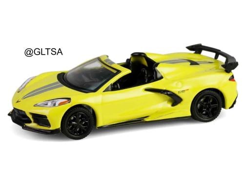 Chevrolet Corvette C8.R Spider Yellow 1:64 Greenli...