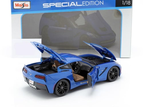 Chevrolet Corvette Stingray Z51 Blue 1:18 Maisto 3...