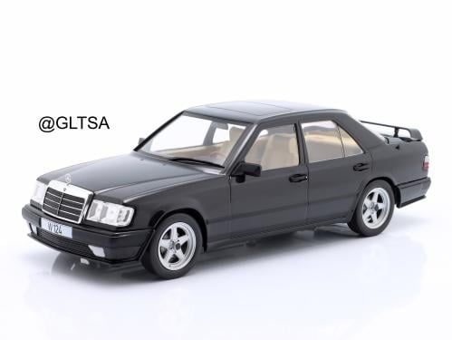 Mercedes-Benz W124 Tuning 1986 Black Metallic 1:18...