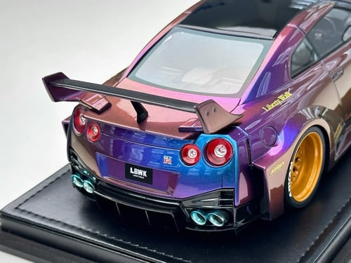 RARE Nissan GT-R GTR 35GT R35 RRS Purple 1:18 IVY...