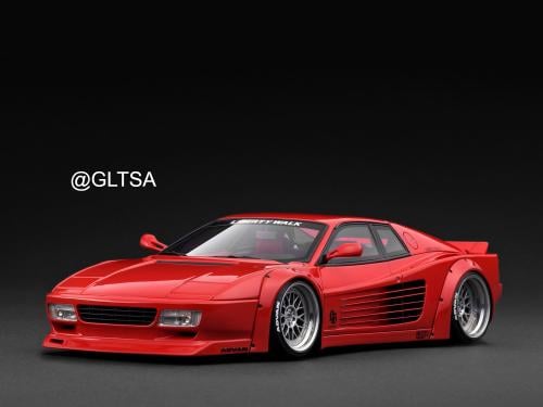 PRE-ORDER (3 Weeks) Ferrari 512 Red LB-Works 1:18...