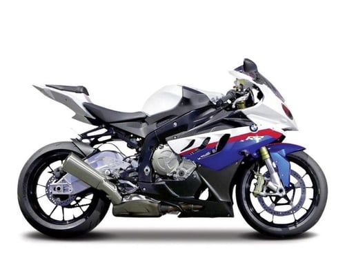 BMW S 1000 RR Motorcycle White 1:12 Maisto 32702
