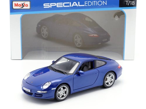 Porsche 911 (997) Carrera S Blue 1:18 Maisto 31692