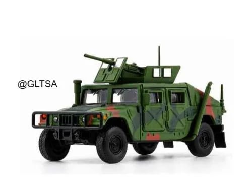 Hummer Humvee 4-CT Woodland Camouflage 1:64 BM Cre...
