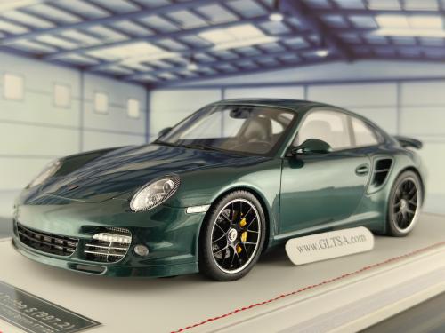 Porsche 911 Turbo S (997.2) Dark Green with Black...