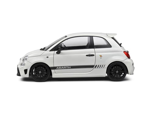Fiat F595 Abarth Ghiaccio White 1:18 Solido S18113...