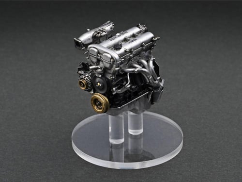 Eunos Roadster (NA) Silver With B6-ZE Engine 1:18...