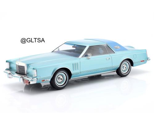 Lincoln Continental Mark V 1978 Blue Metallic 1:18...