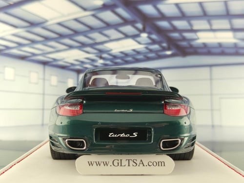 Porsche 911 Turbo S (997.2) Dark Green with Black...