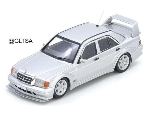 PRE-ORDER (3 Weeks) Mercedes-Benz 190E Silver 1:64...