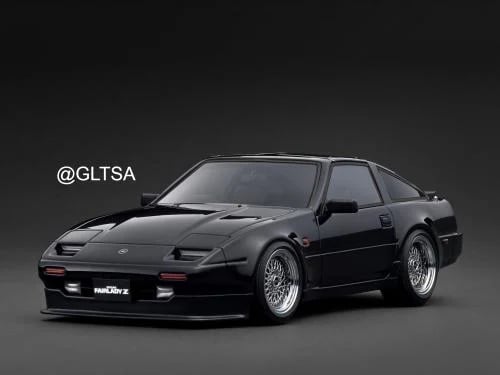 Nissan Fairlady Z 2-Seater 300ZR (Z31) Black 1:18 Ignition Model IG3895