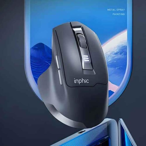 Inphic M9 Wireless Mouse USB 2.4G 2400 DPI Grey