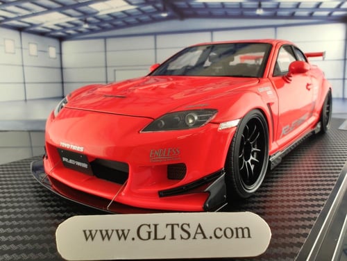 Mazda RX-8 (SE3P) RE Amemiya Orange 1:18 Ignition...