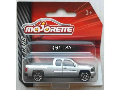 Chevrolet Silverado Pickup Truck Metallic Silver 1...