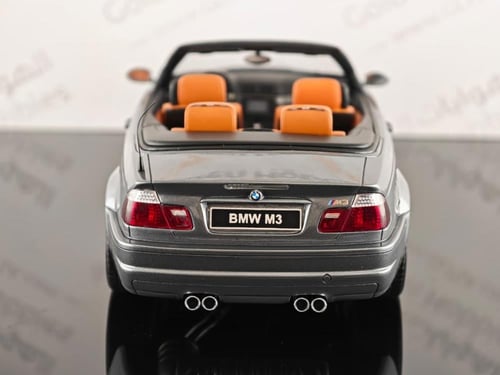 RARE BMW E46 M3 Convertible Silver Grey A08 1:18 O...
