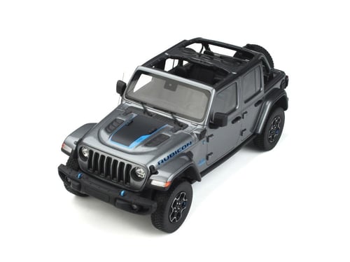 Jeep Wrangler 4xe Grey Metallic 1:18 GT Spirit GT4...