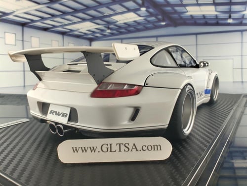 Porsche RWB 997 GT3 White 1:18 Ignition Model IG32...