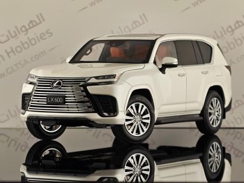 Lexus LX600 White 1:18 LCD Models LCD18021-WH