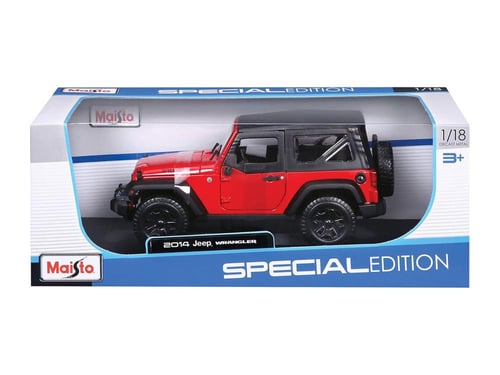 Jeep Wrangler Red 1:18 Maisto 31676