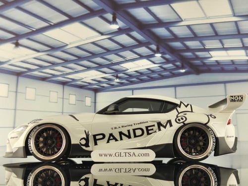 RARE Pandem Toyota GR Supra V1.0 White 1:18 TopSpe...