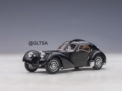 Bugatti Type 57SC Atlantic 1938 Black with disc wh...