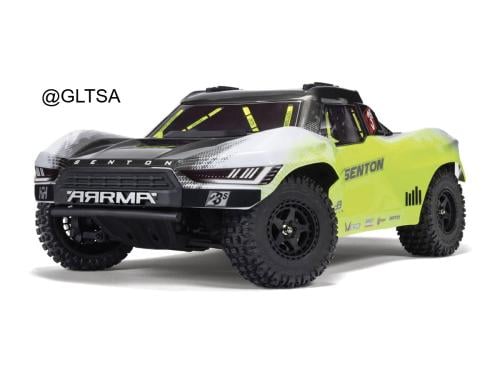 Arrma Senton 223S BLX 1/10 Brushless RTR 4X4 Short Course Truck (Yellow) for RC ARA4303V4T1 Without Battery/Charger