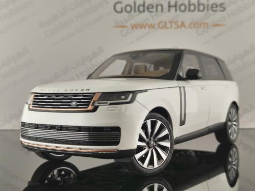 Land Rover Range Rover SV White with Black Roof 1:...