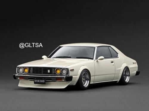 Nissan Skyline 2000 GT-ES (C210) White 1:18 Igniti...