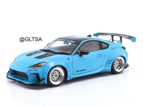 Toyota GR86 LBWK Body Kit Baby Blue 1:18 Solido S1...
