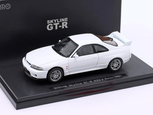 Nissan Skyline GT-R (R33) VSpec 1995 White 1:43 Eb...