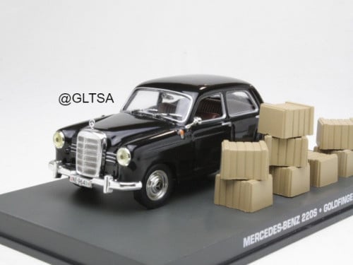 RARE Mercedes-Benz 220S 1956 007 James Bond Goldfi...