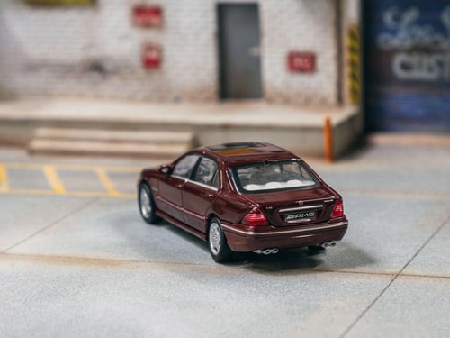 Mercedes-Benz S55 AMG Bordeaux Red Metallic 1:64 T...