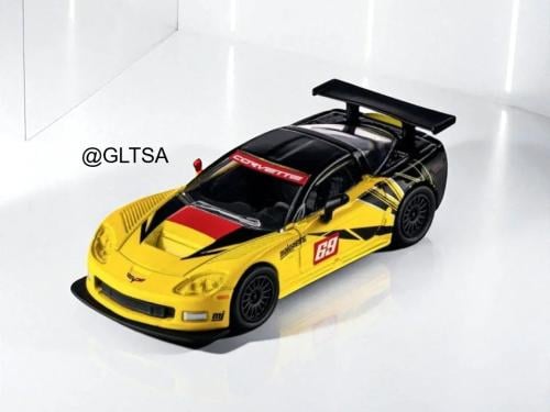 Chevrolet Corvette C6R Yellow Black 1:64 Majorette...