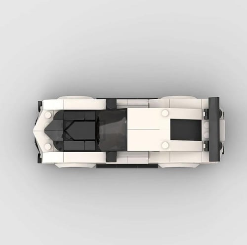 Camaro Zl1 White Assembled Compatible MOC Building...