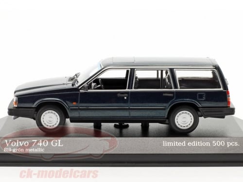 Volvo 740 GL 1986 Dark Green Metallic 1:43 Minicha...