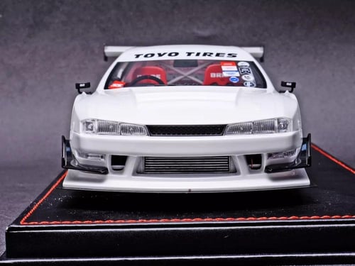 Nissan Silvia S14 Seiji Ookawara White 1:18 YM Mod...