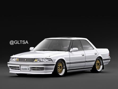 Toyota Mark II 2.5 Grande Limited (JZX81) White 1:18 Ignition Model IG3854
