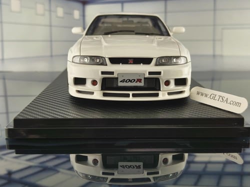 RARE Nissan Nismo R33 GT-R 400R White 1:18 Ignitio...