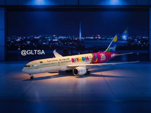 Saudi Arabian Airlines Boeing 787-9 Riyadh Season...