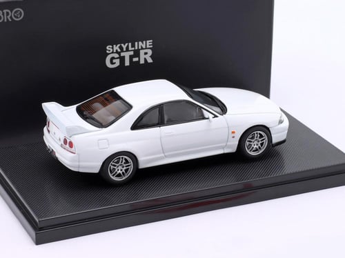 Nissan Skyline GT-R (R33) VSpec 1995 White 1:43 Eb...