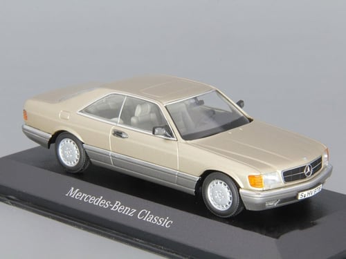 RARE Mercedes-Benz 560 SEC (W126) Grey Metallic 1:...