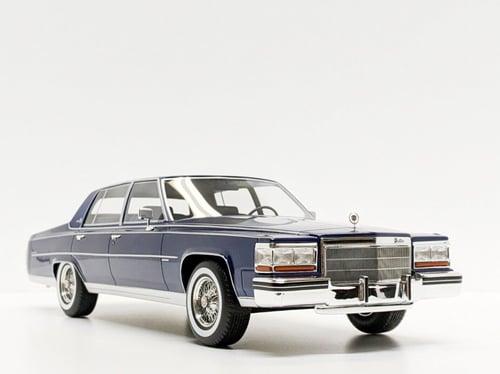 RARE Cadillac Fleetwood Brougham 1982 Dark Blue 1:...