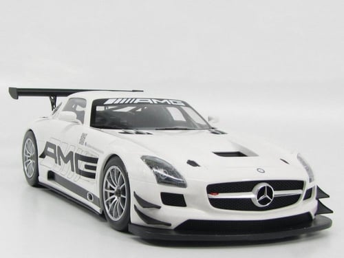 RARE Mercedes-Benz SLS AMG GT3 White 1:18 Minicham...